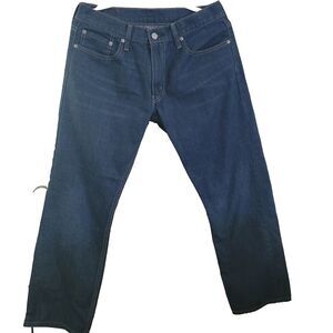 Levis 514 Jeans Mens 33 x 30 Blue Slim Straight Leg Medium Wash Preppy Western